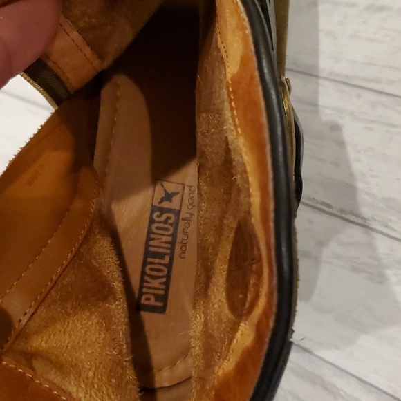 Pikolinos | Baqueira Suede Ankle Booties| Olive Brown | Sz 40 (9) - Picture 13 of 16